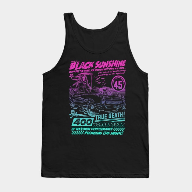 "BLACK SUNSHINE" MIAMI Tank Top by joeyjamesartworx